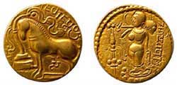 GOLD COINS OF SAMUDRAGUPTA