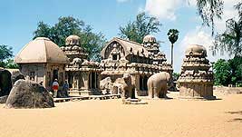 Rathas at Mamallapuram